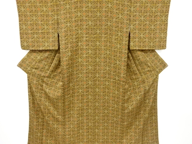 花七宝模様小紋着物